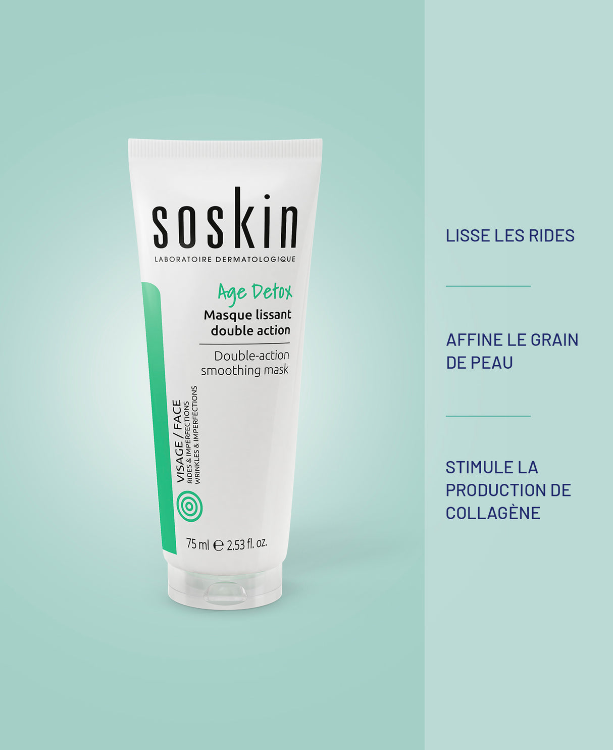 Double-action smoothing mask