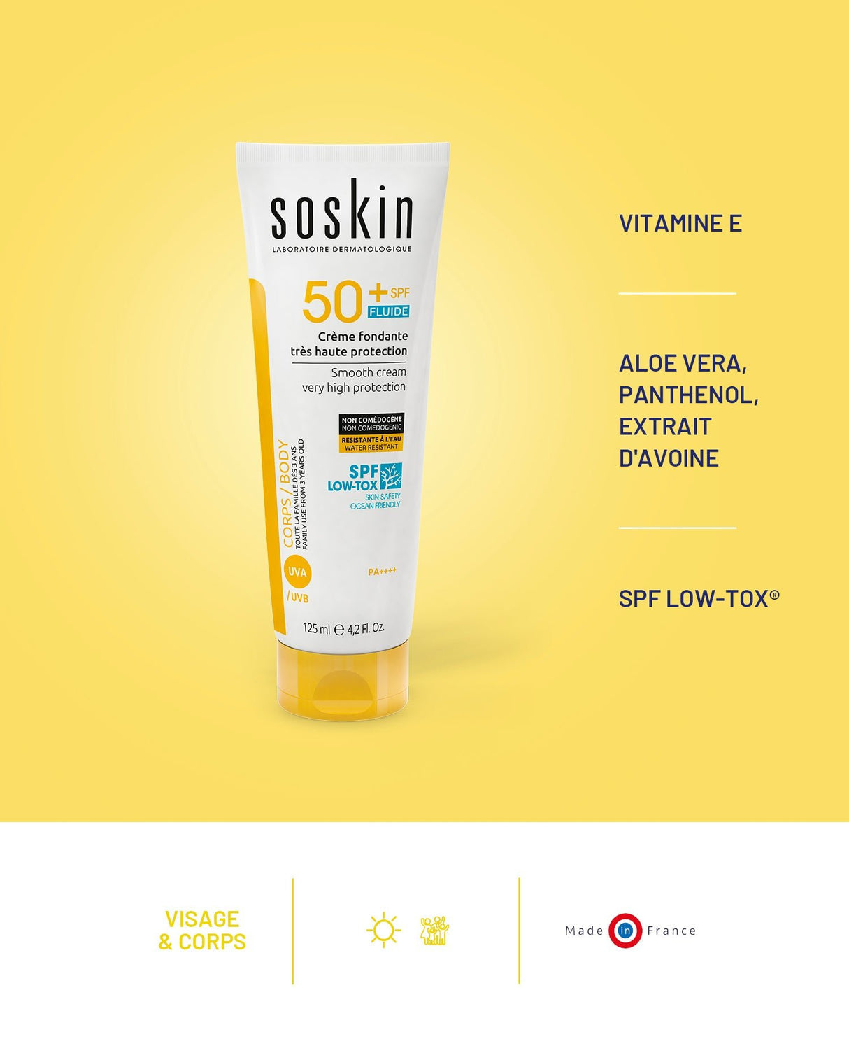 Smooth cream very high protection SPF50+