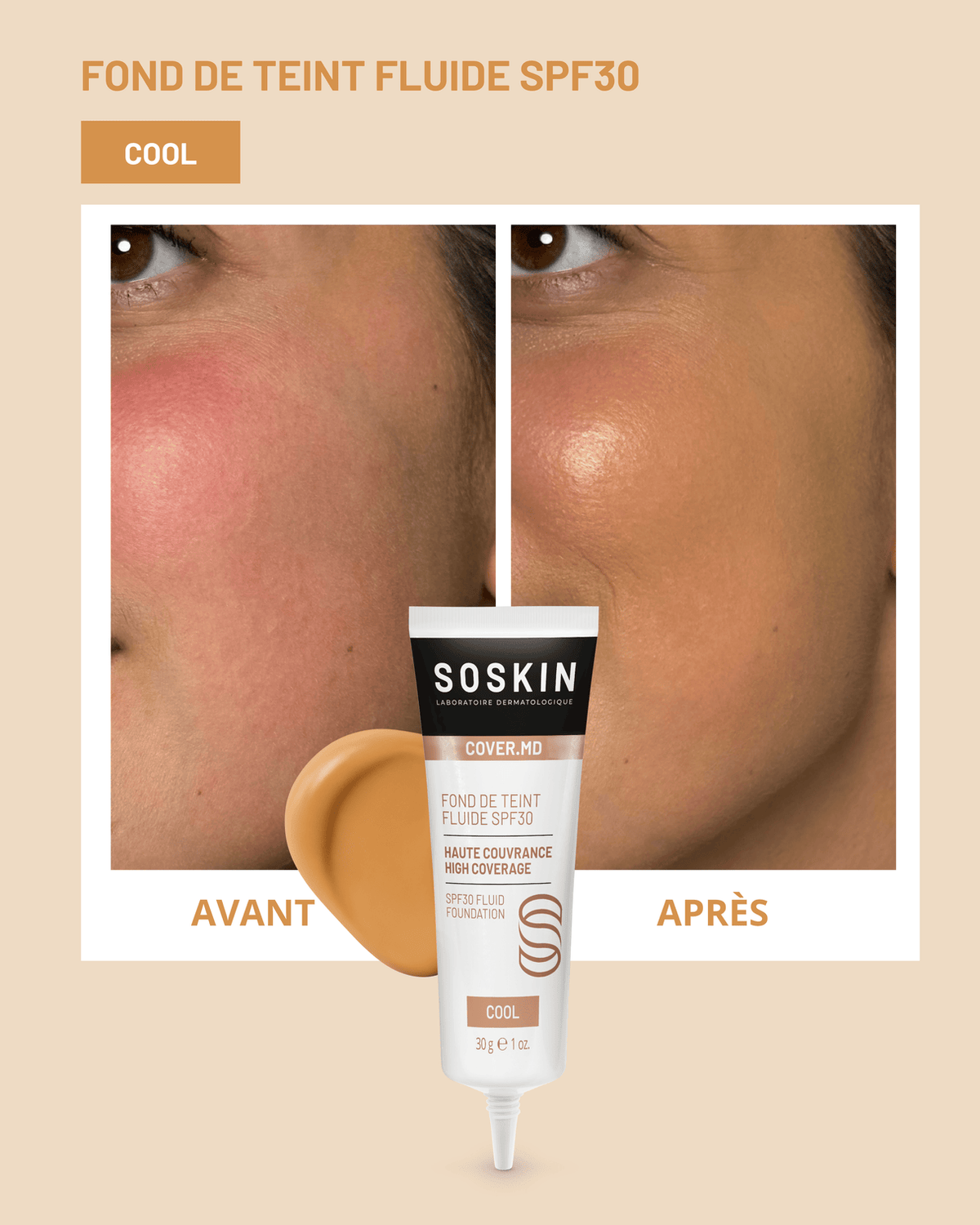 SPF30 fluid foundation